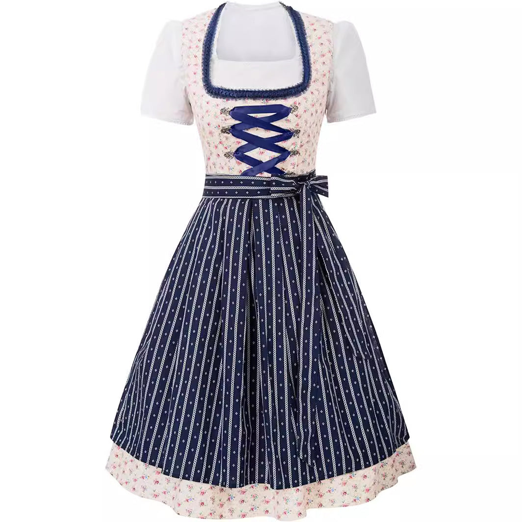 Haven - Damen Schickes Blaues Dirndl für das Oktoberfest