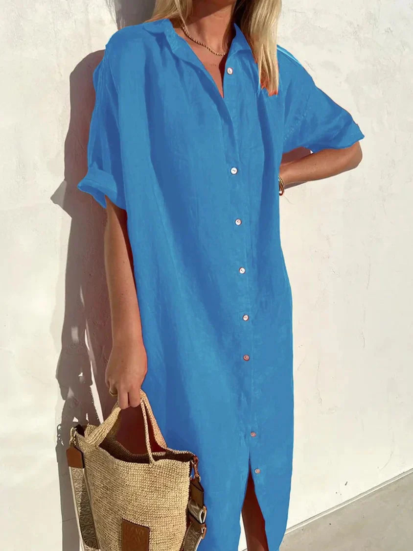Ellery - Locker geschnittenes Leinenkleid mit elegantem Look