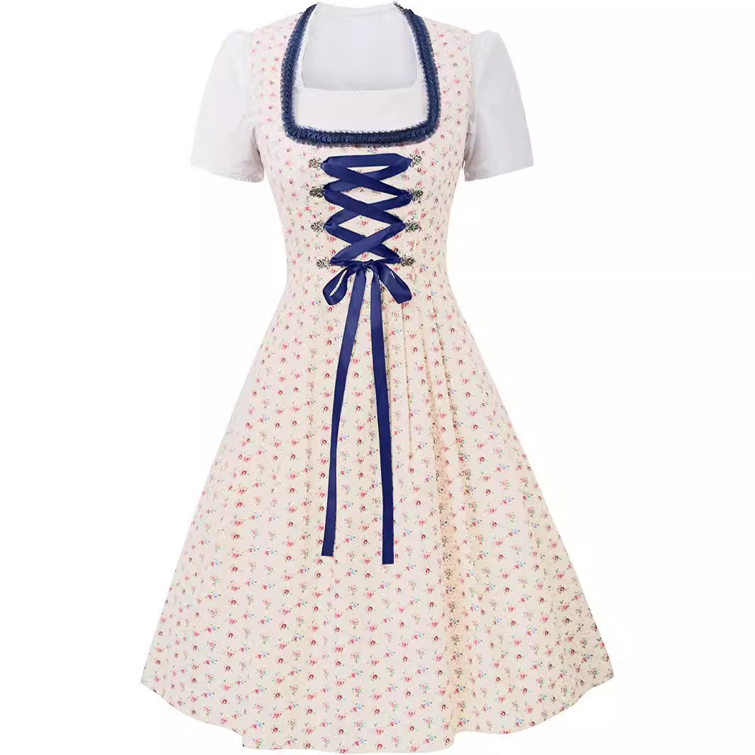 Haven - Damen Schickes Blaues Dirndl für das Oktoberfest