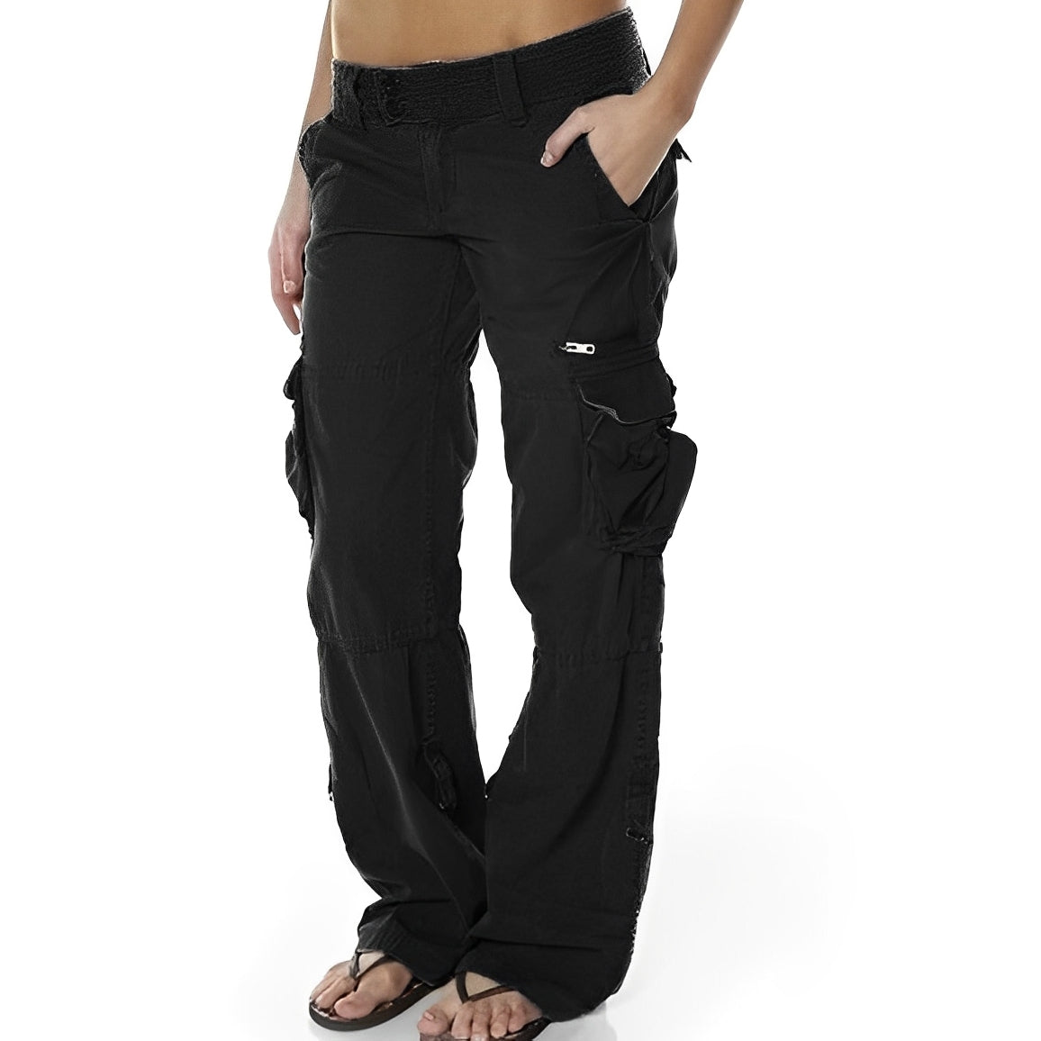 Aubrey - Bequeme Cargo-Hose mit Stretchbund für Damen
