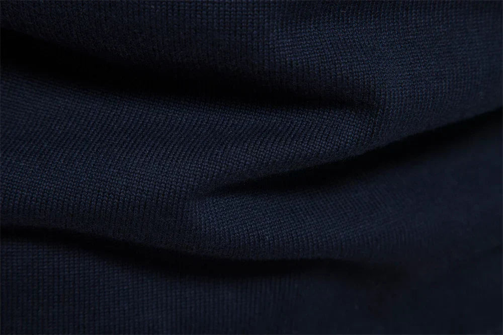 Rook - Herrenpullover mit Reißverschluss am Kragen