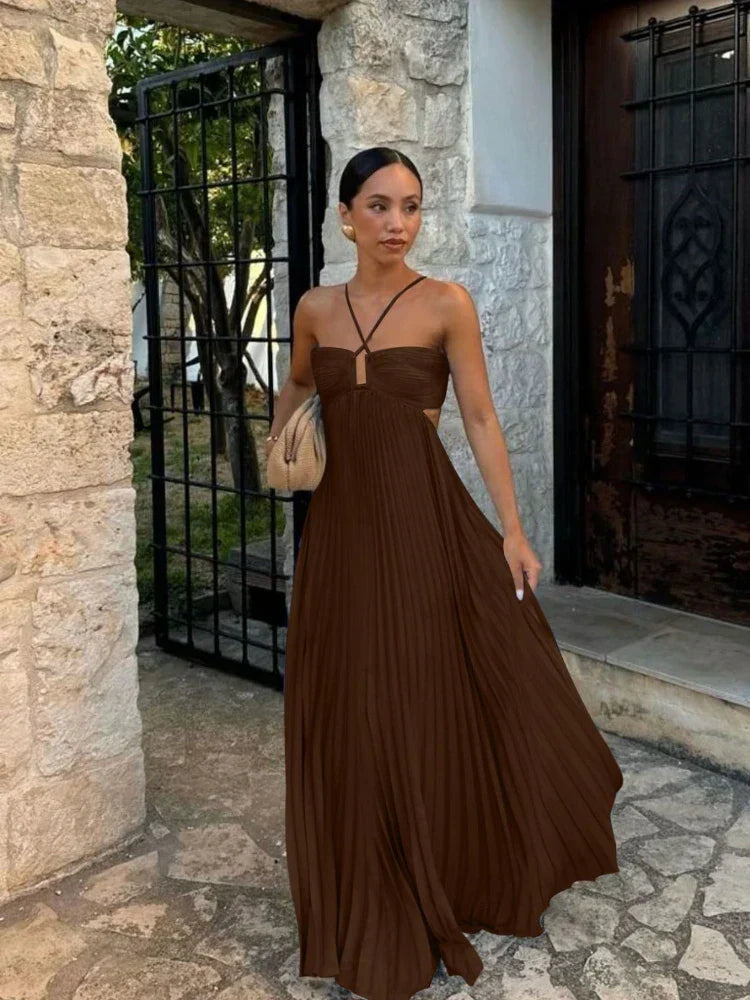 Ayelet - Maxikleid mit Falten, Vielseitig & Schick