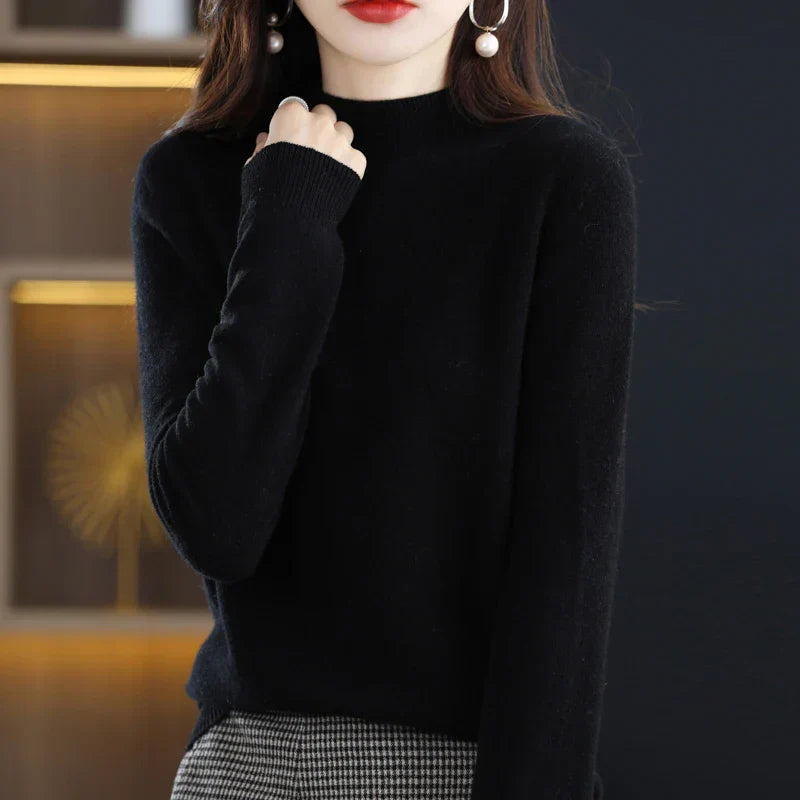 Carlotta – Eleganter Pullover mit Zopfmuster