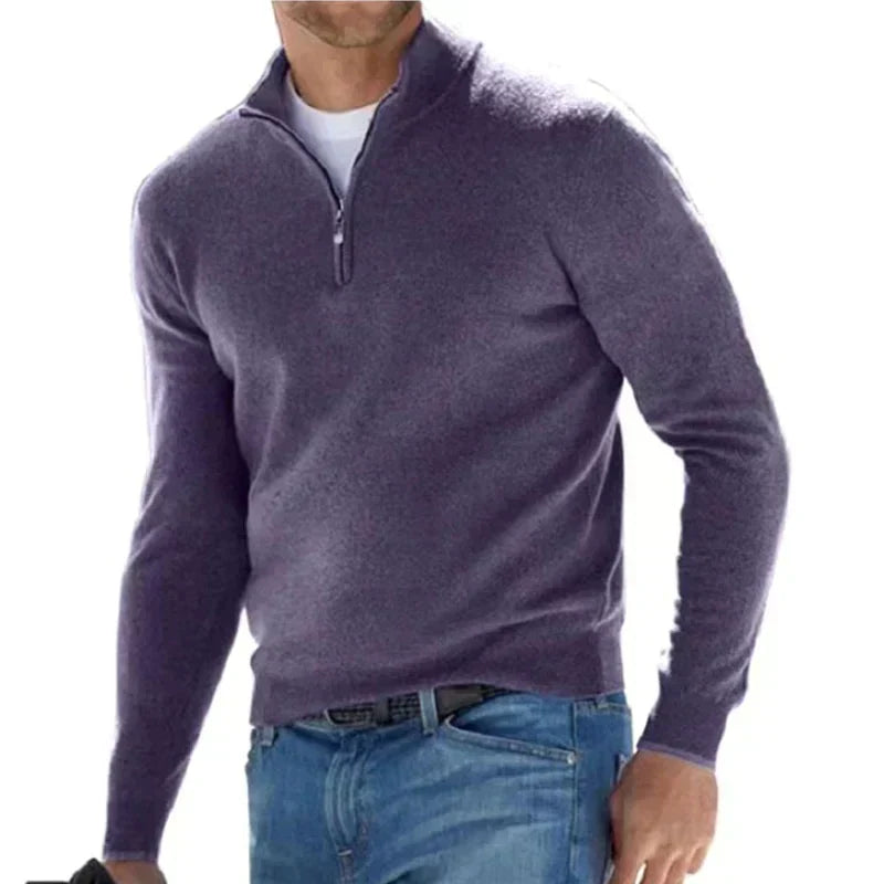 Agustín - Schicker Reißverschluss-Pullover für Herren