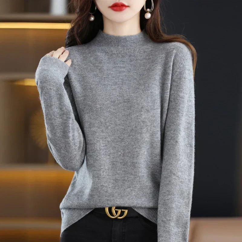 Carlotta – Eleganter Pullover mit Zopfmuster