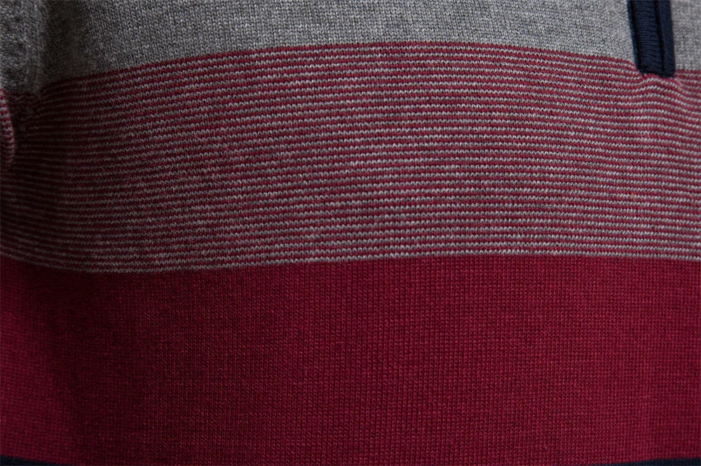 Rook - Herrenpullover mit Reißverschluss am Kragen