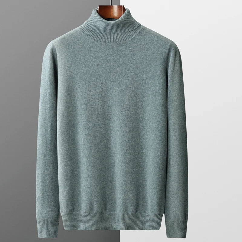 Adam - Traditioneller Merino-Rollkragenpullover