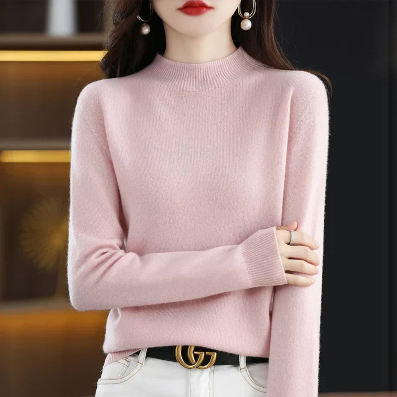 Carlotta – Eleganter Pullover mit Zopfmuster