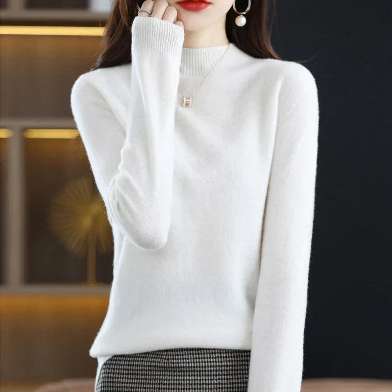 Carlotta – Eleganter Pullover mit Zopfmuster
