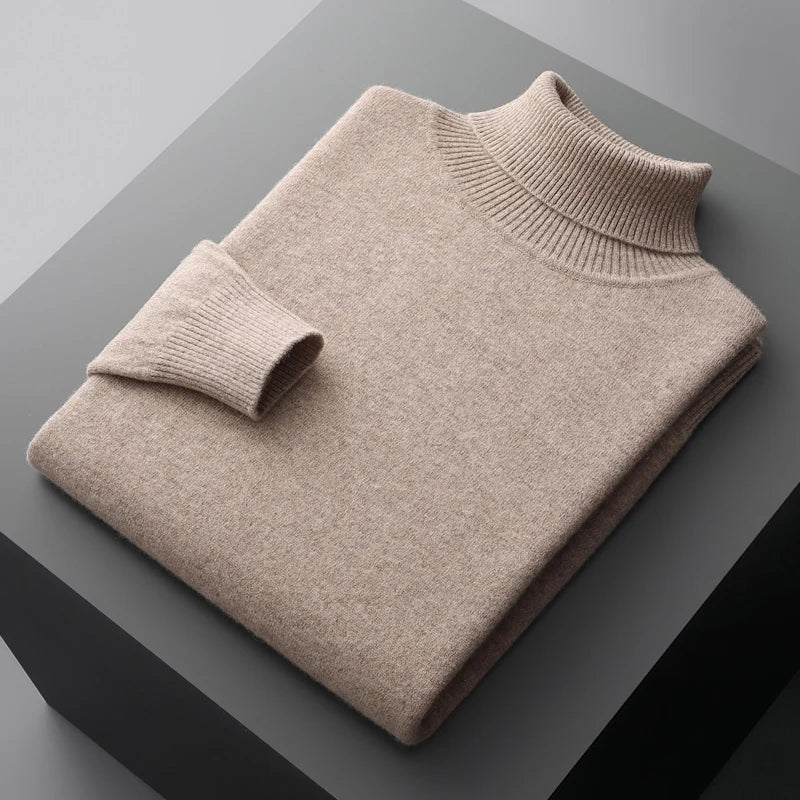Adam - Traditioneller Merino-Rollkragenpullover
