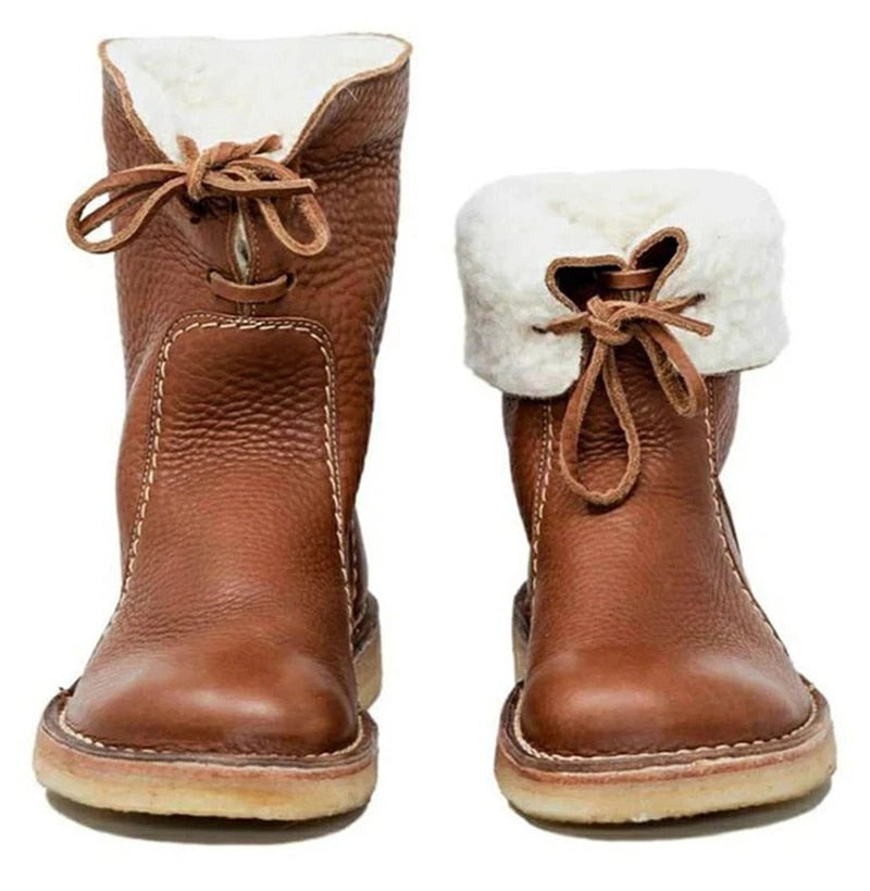 Asami - Damenstiefel mit Wollfutter und wasserfest