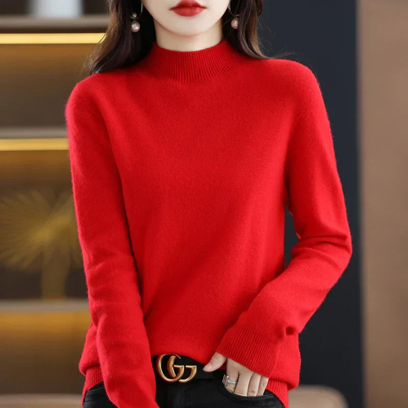 Carlotta – Eleganter Pullover mit Zopfmuster