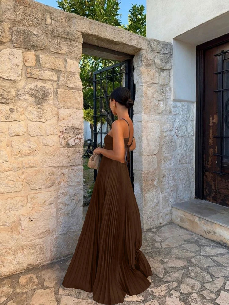 Ayelet - Maxikleid mit Falten, Vielseitig & Schick
