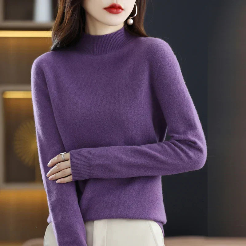 Carlotta – Eleganter Pullover mit Zopfmuster