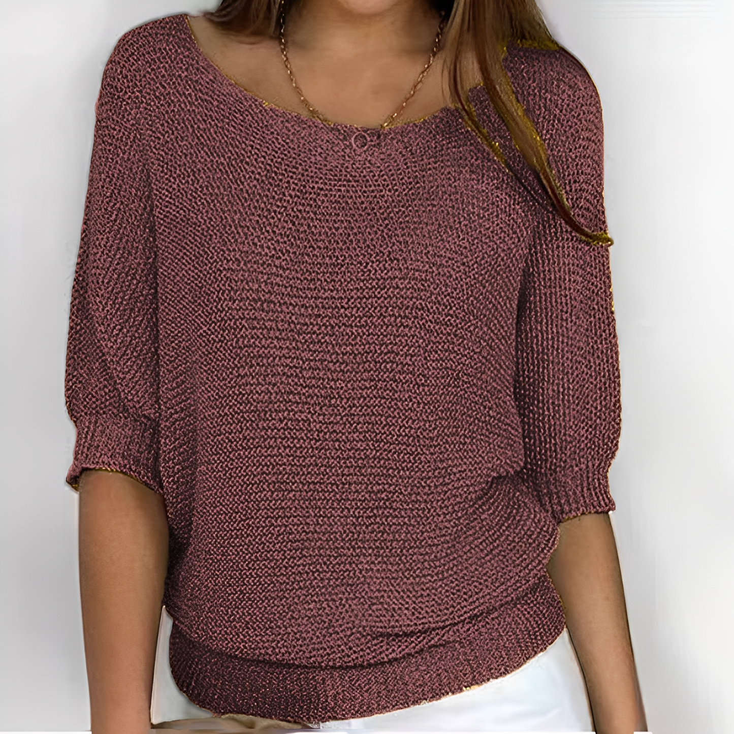 Kathleen - Bequemer, locker geschnittener Damenpullover