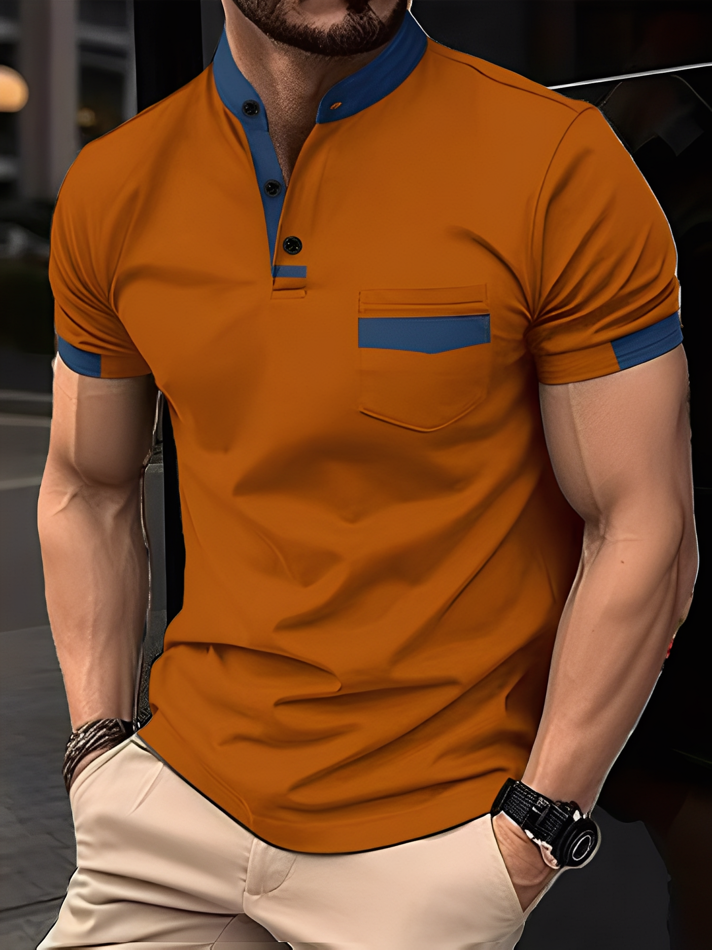 Darwin - Komfortables, enges Poloshirt für Herren