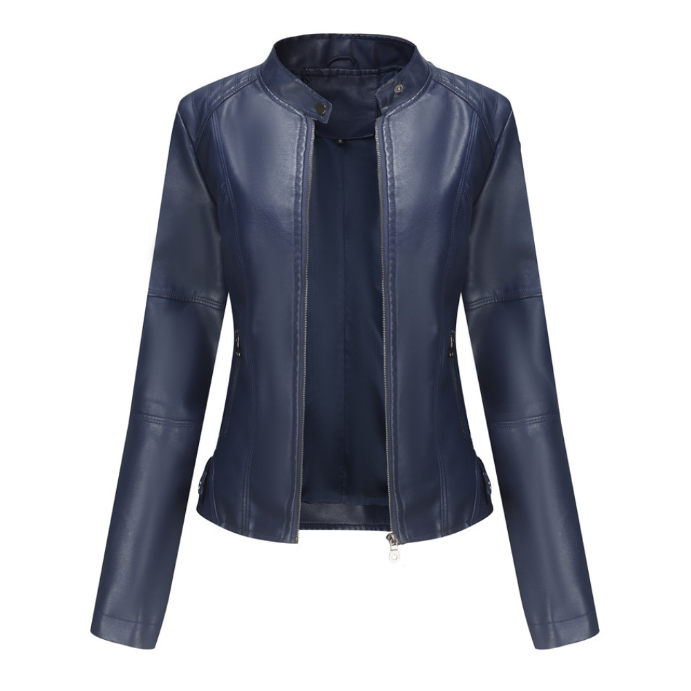 Martha - Schicke, figurbetonte Damenlederjacke