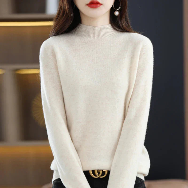 Carlotta – Eleganter Pullover mit Zopfmuster