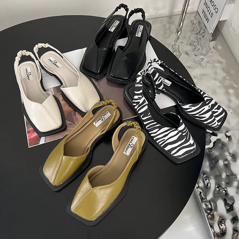 Camille - Slingback-Sandalen im städtischen Stil