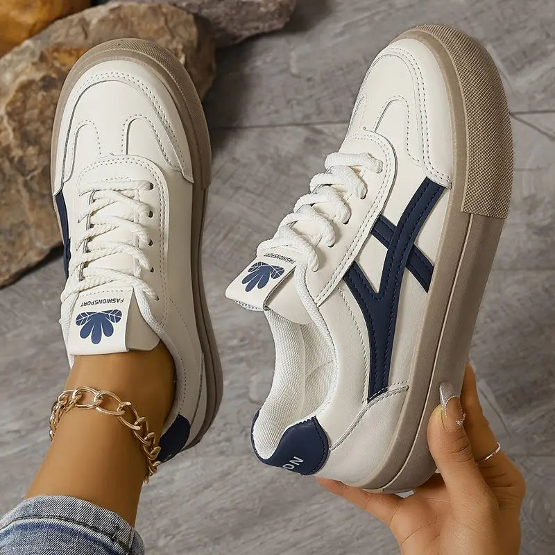 Naomi - Damen Plateau-Sneaker im Vintage-Stil