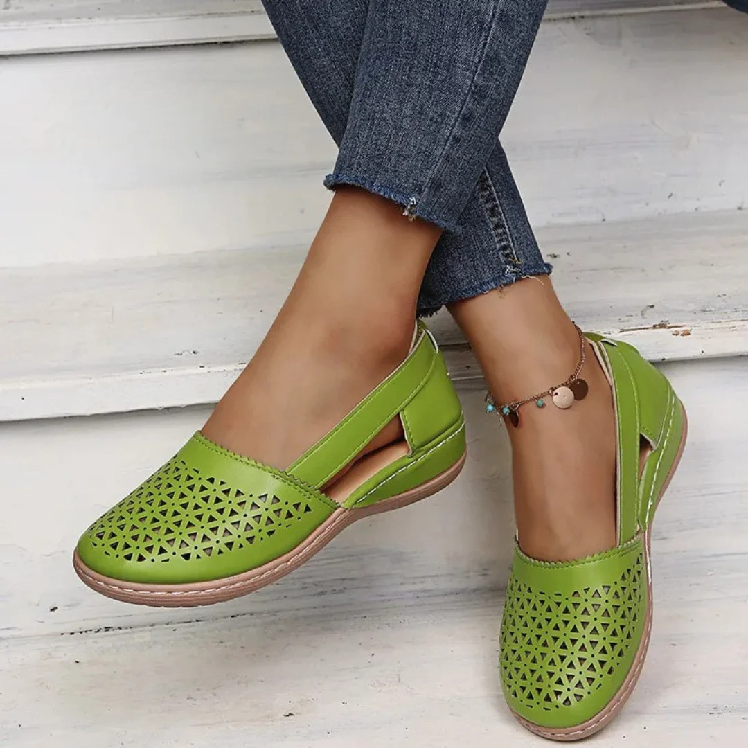 Kianna - Bequeme Damenschuhe mit Aussparungen