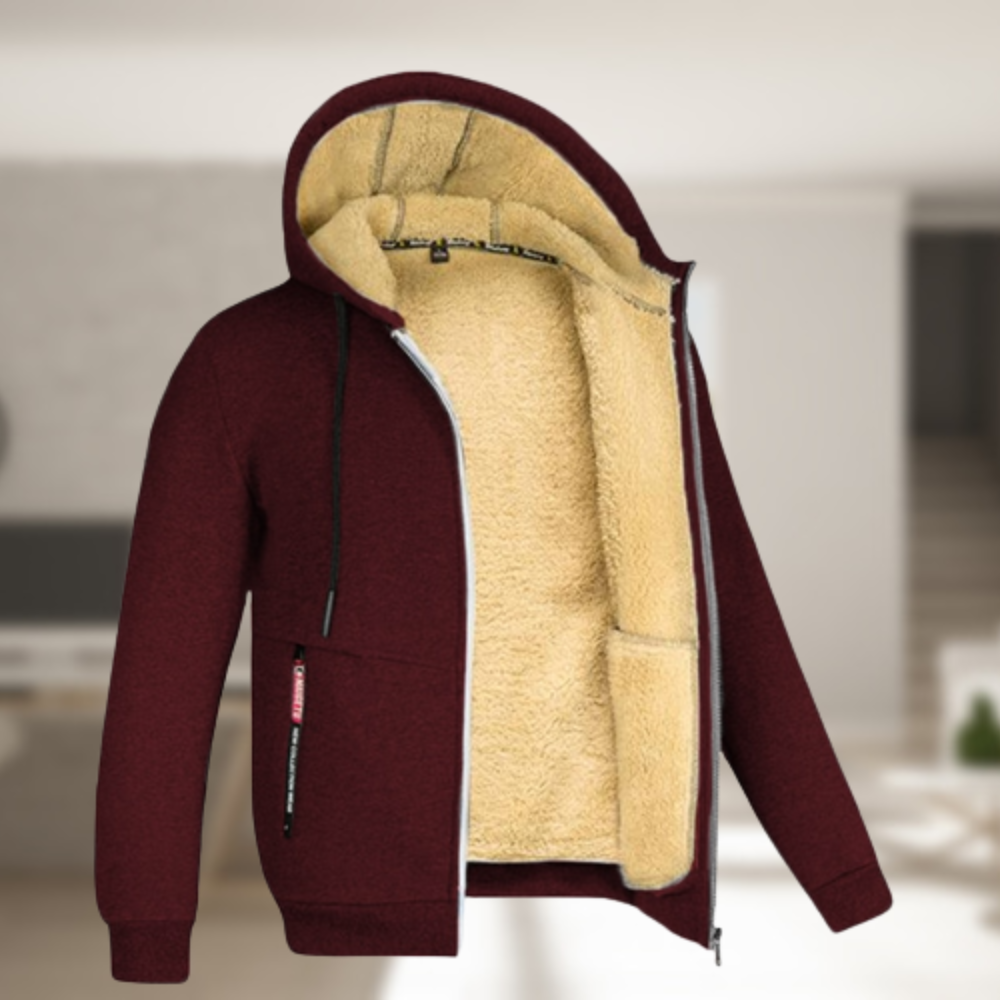 Andrew – Wintermantel mit Fleecekapuze