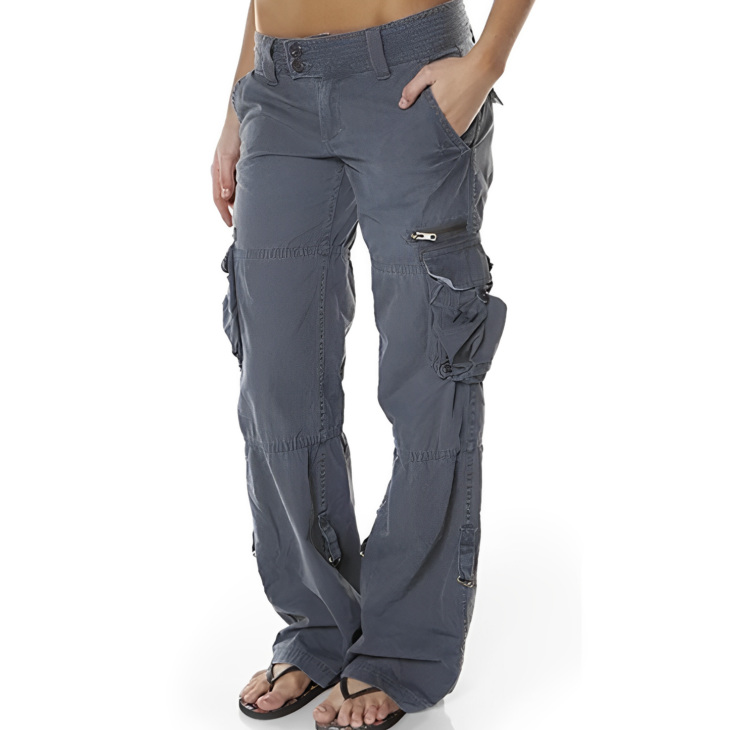 Aubrey - Bequeme Cargo-Hose mit Stretchbund für Damen