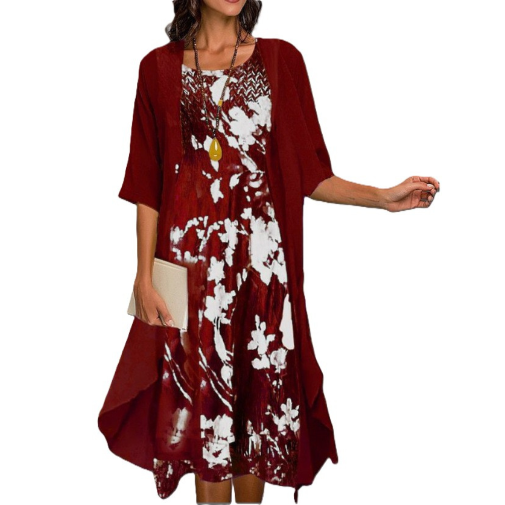 Rosanna - Bequemes Sommerkleid aus Chiffon für Damen