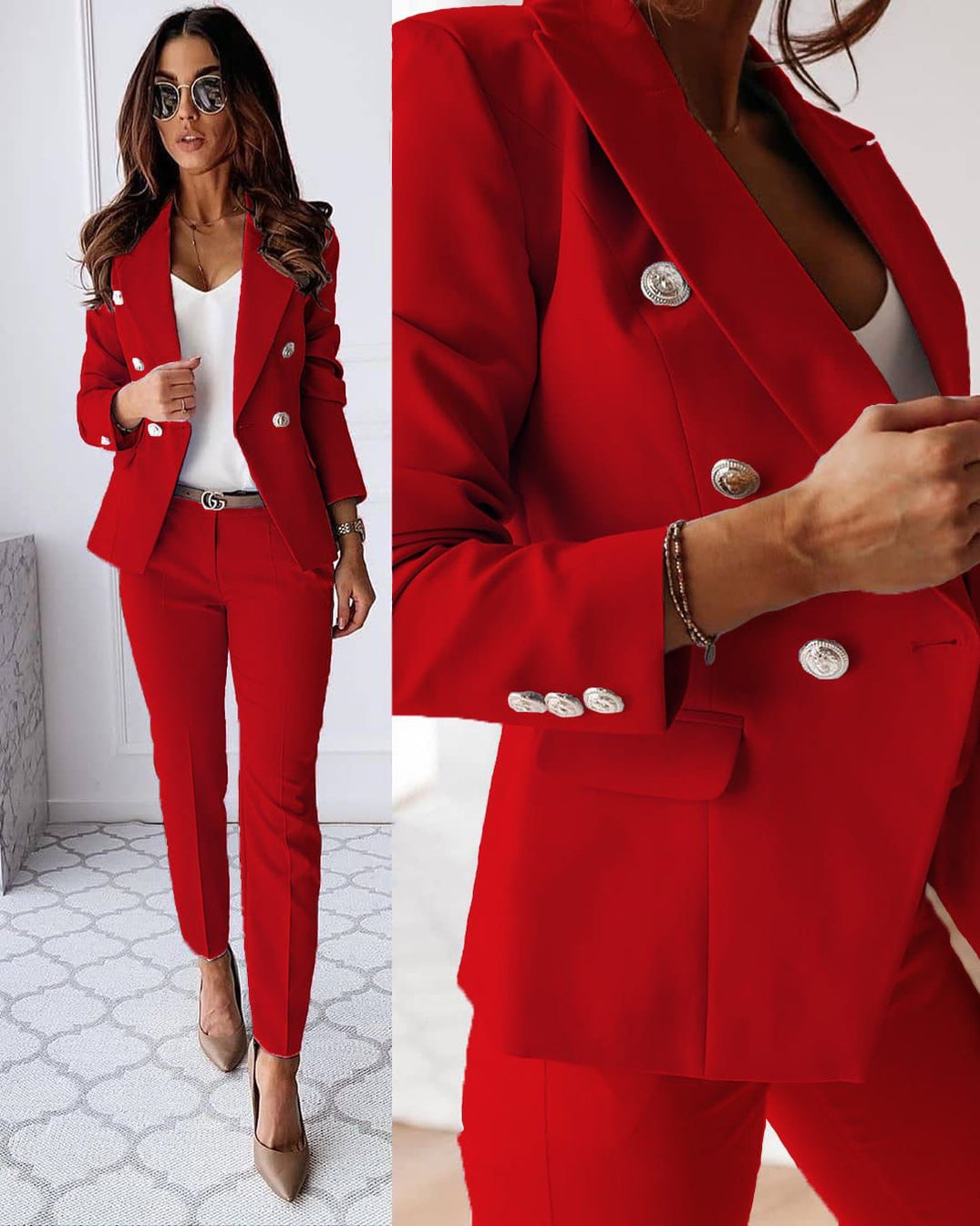 Maya - Elegantes Blazer-Hosen-Set