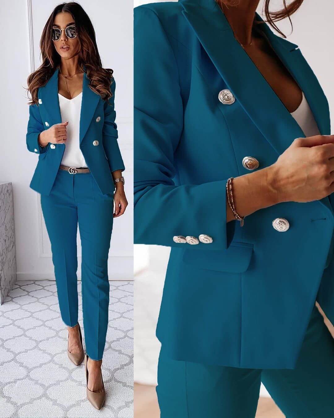 Maya - Elegantes Blazer-Hosen-Set