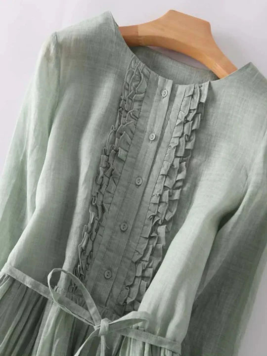 Odarike - Leichtes Naturfaser-Kleid Damen
