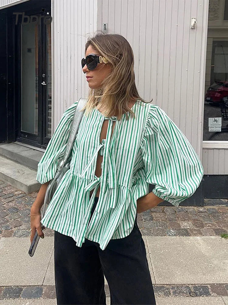 Marta – Bluse mit Streifen
