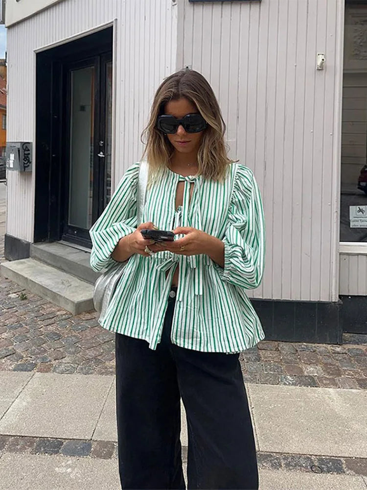 Marta – Bluse mit Streifen