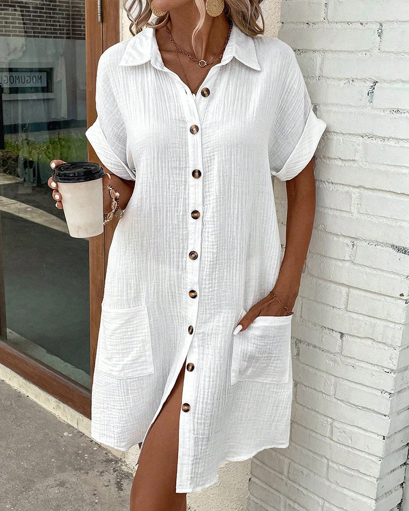 Astoria - Sommerkleid mit Knöpfen für Damen