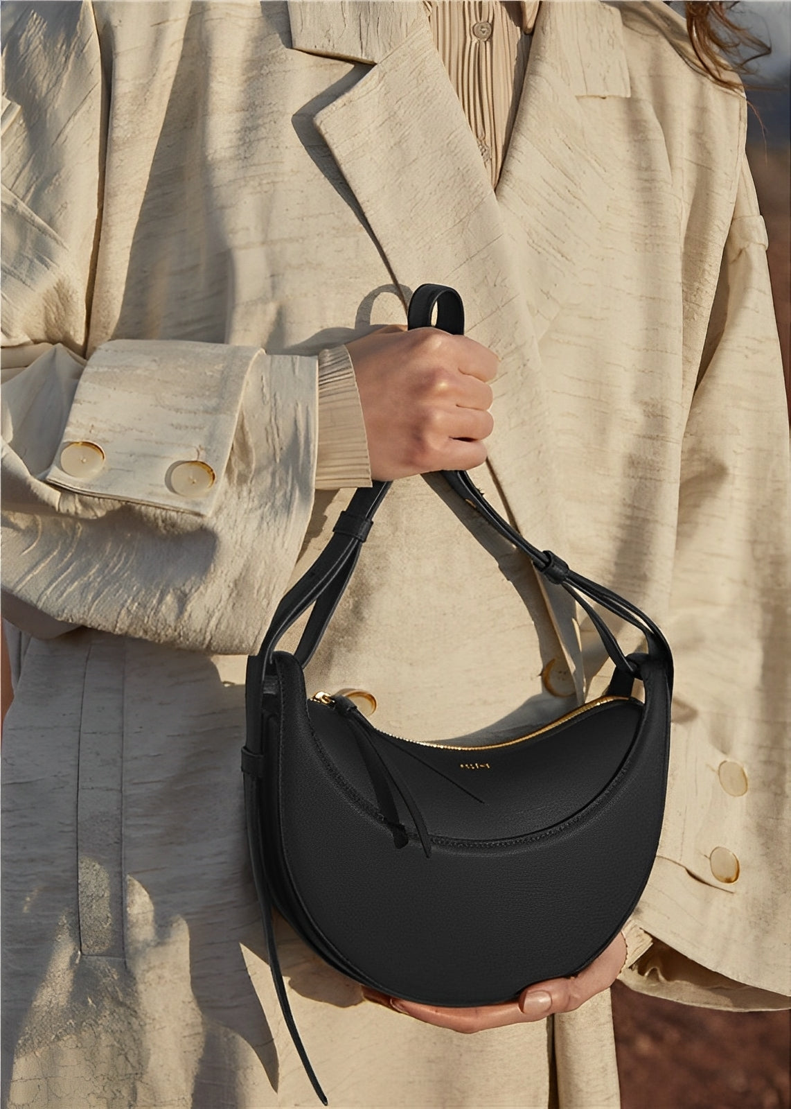 Oralie - Schicke Halbmond-Schultertasche für Frauen