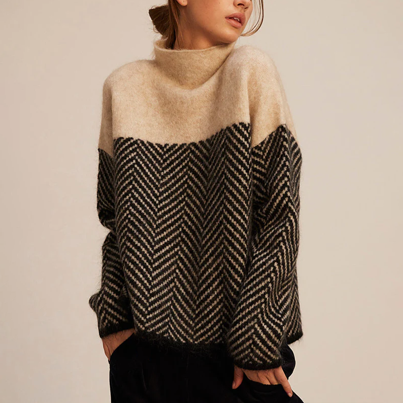 Sina - Stilvoller Damen Rollkragenpullover