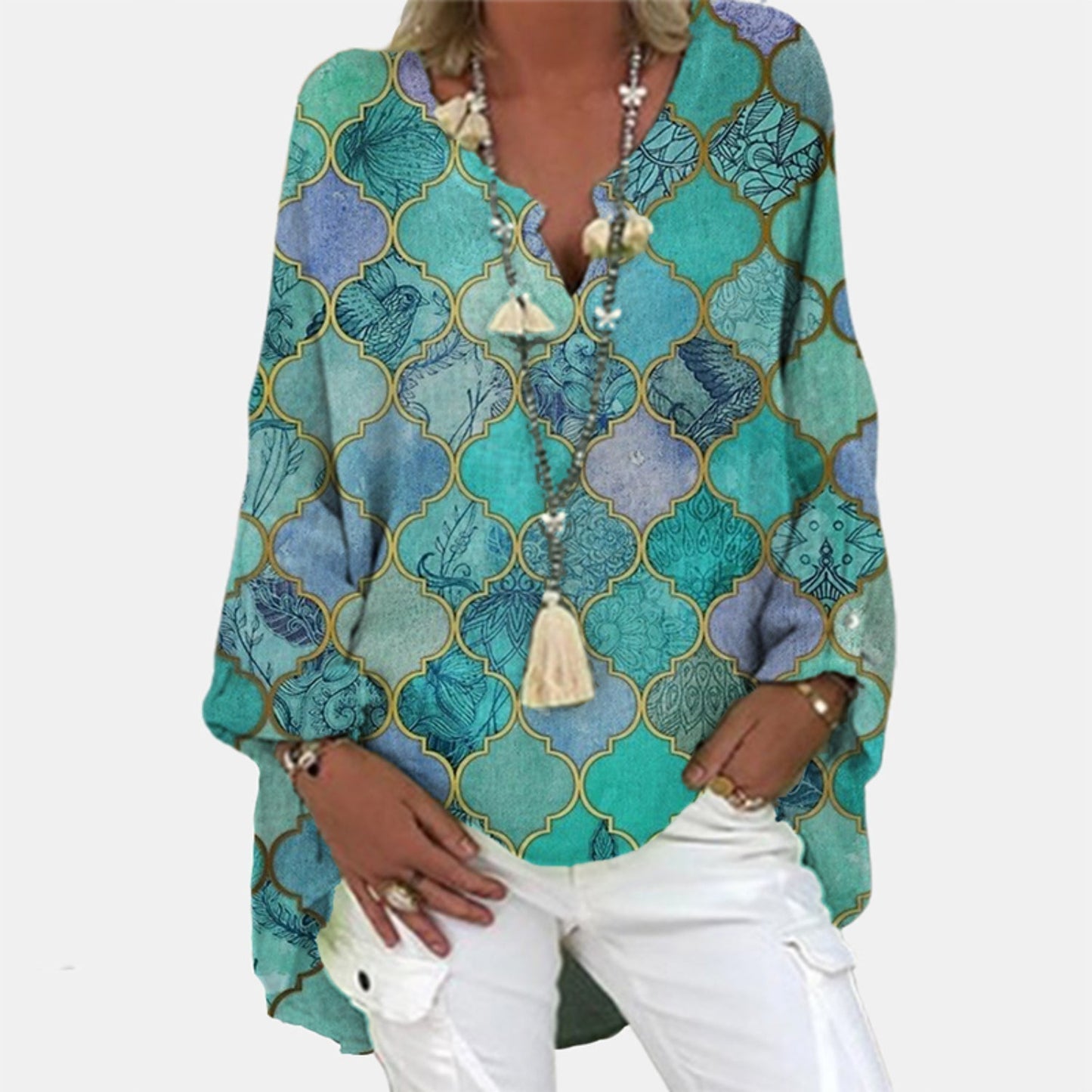 Mia – Elegante Bluse aus Leinen