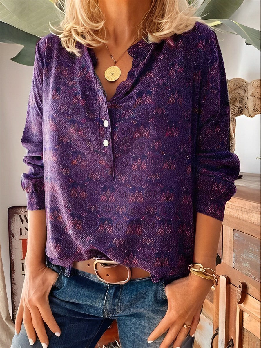 Bellamy - Zeitlose Damenbluse mit Design