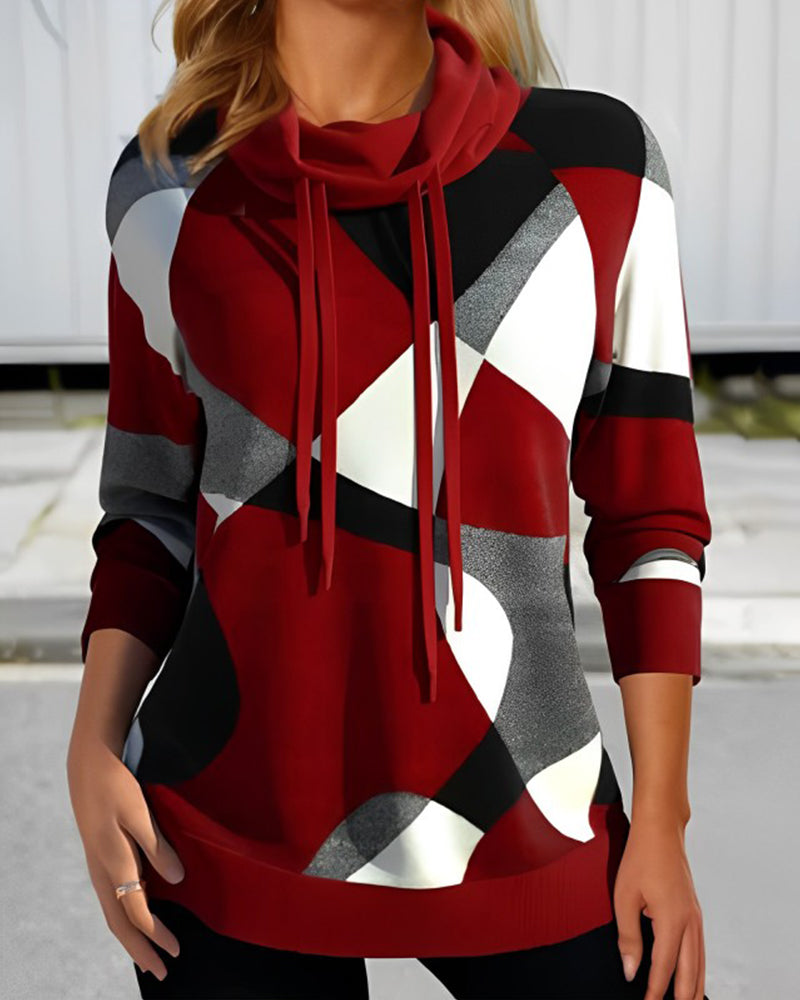 Gabrielle - Komfortabler Hoodie mit Farbblock-Design für Damen