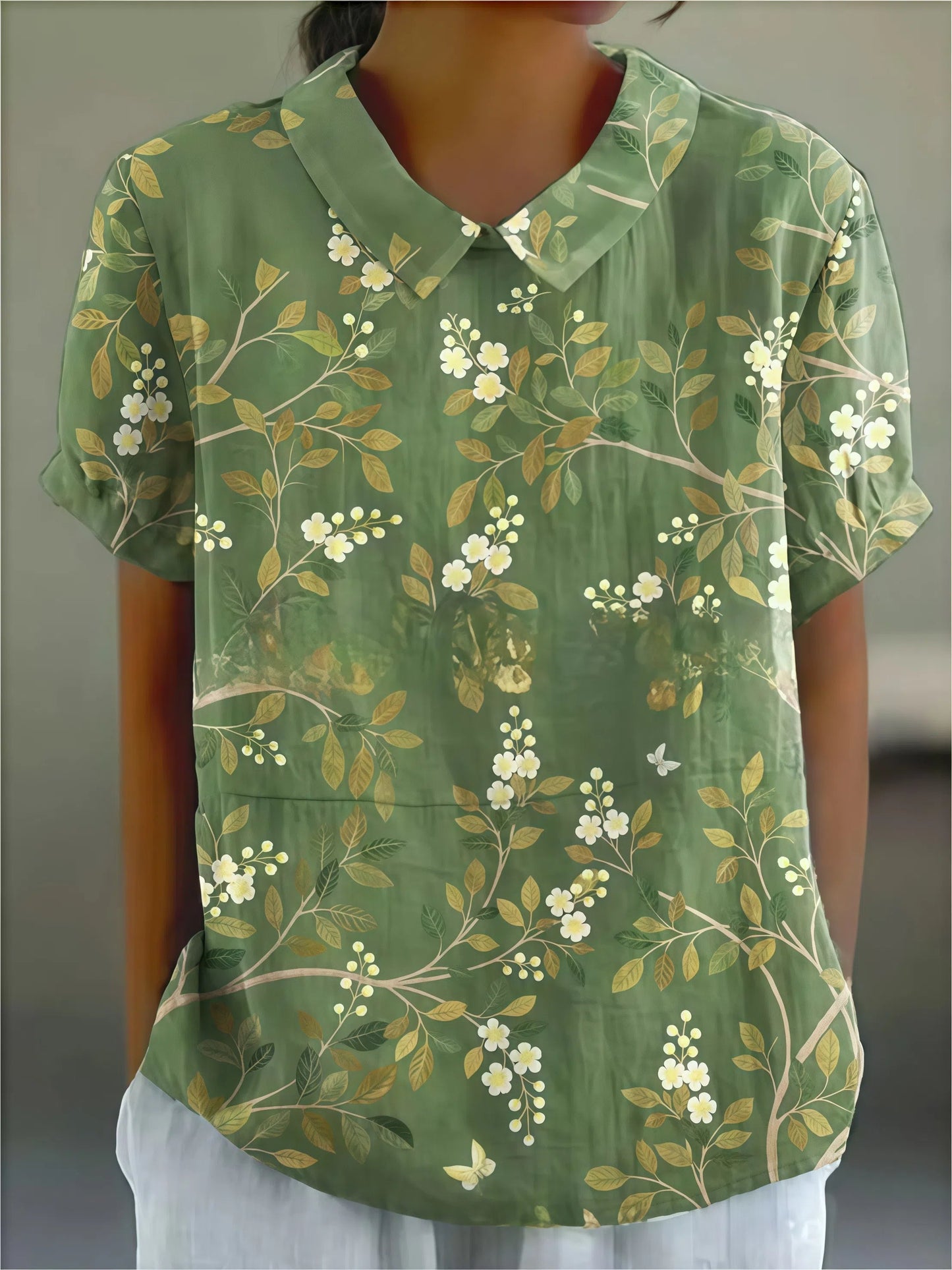 Alejandra - Legeres Hemd mit Blumenprint