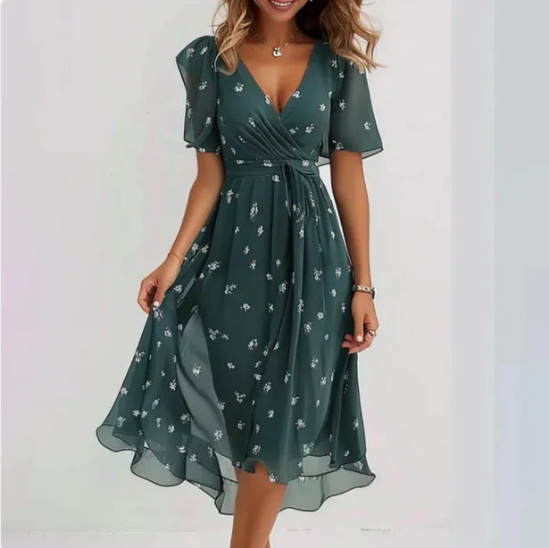 Kathe - Sexy V-Ausschnitt-Sommerkleid