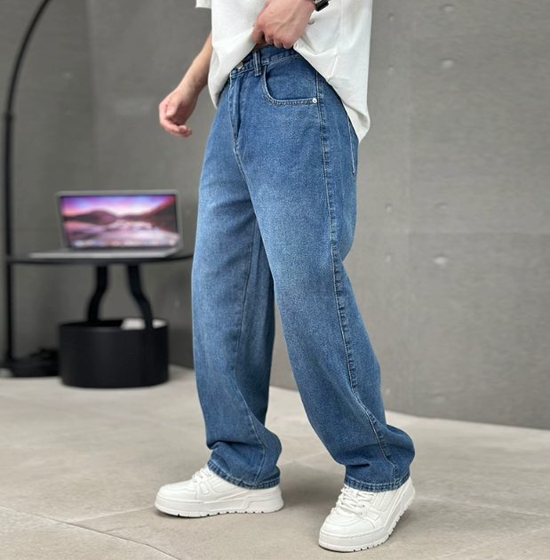 Lysander - Herren Modische Gerade Bein Jeans