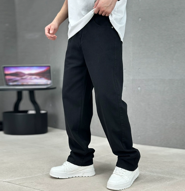 Lysander - Herren Modische Gerade Bein Jeans