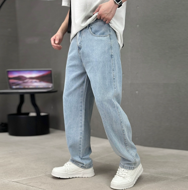Lysander - Herren Modische Gerade Bein Jeans