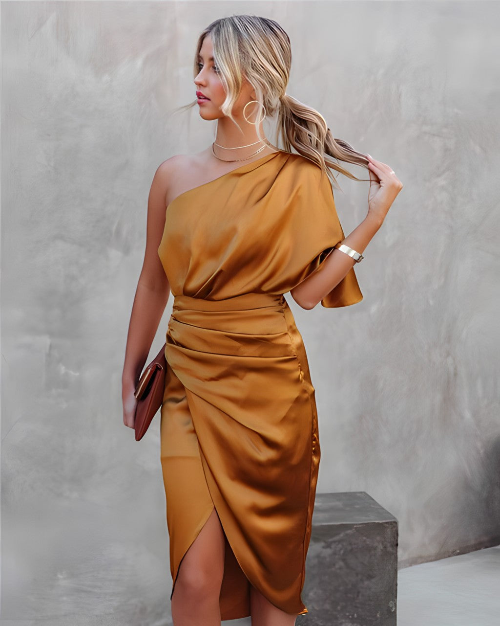 Candyce - Elegantes Kleid mit asymmetrischem Schnitt