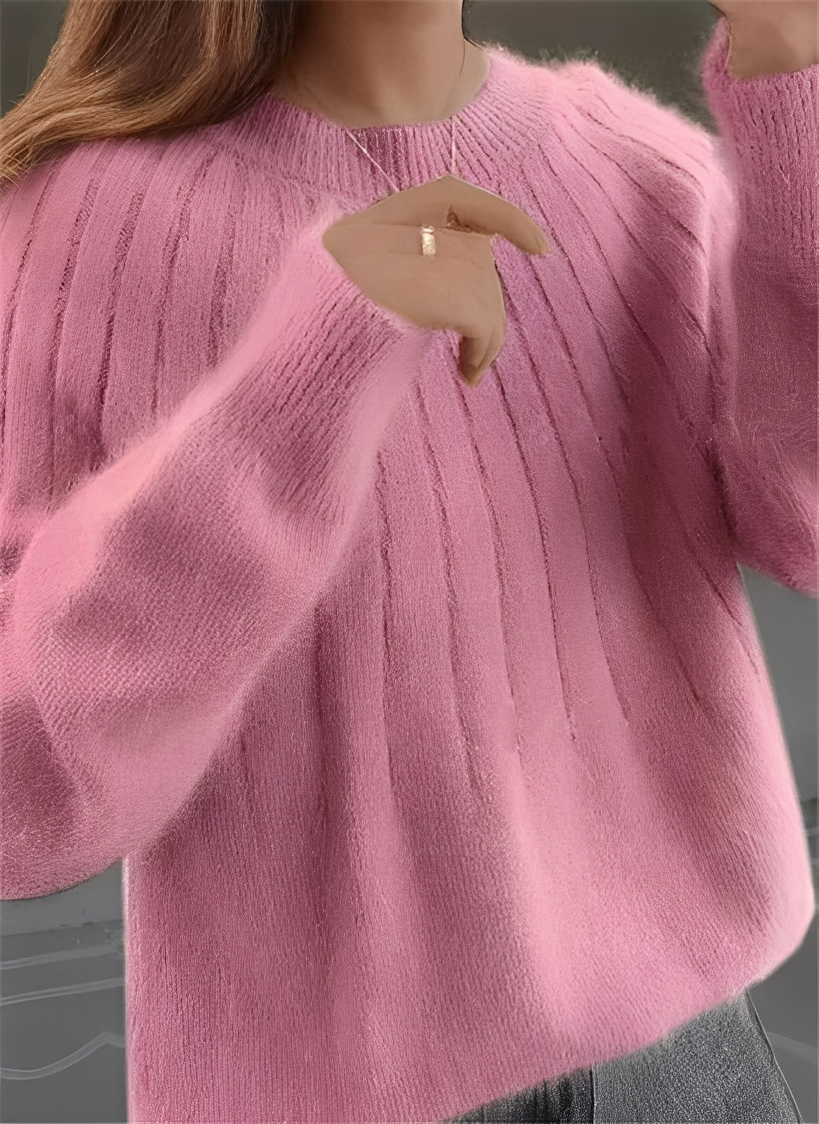 Rorie - Farbenfroher Kaschmirpullover für Damen