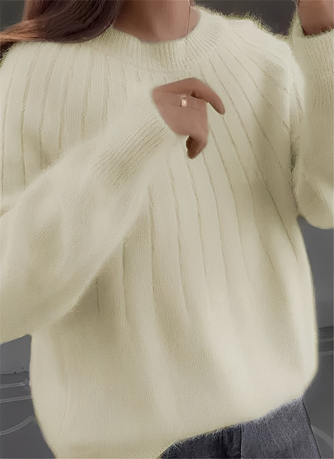 Rorie - Farbenfroher Kaschmirpullover für Damen