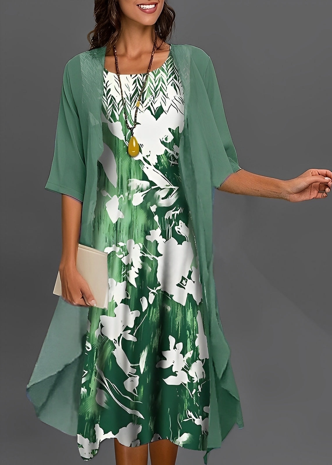 Victoria - Elegantes Sommerkleid aus Chiffon für Damen