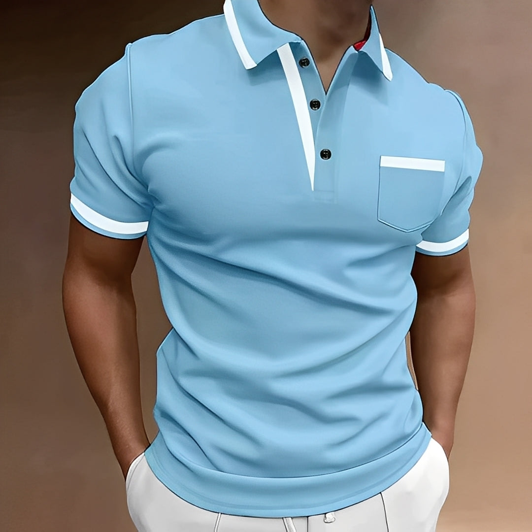 Callahan - Elegantes Polo-Shirt mit Tasche für Männer