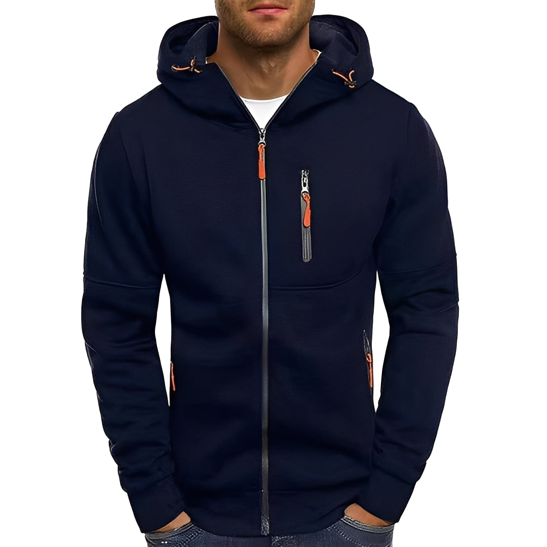 Lowell - Bequeme, modische Männerjacke mit Kapuze